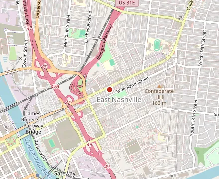 Map showing Bolton's Spicy Chicken & Fish
