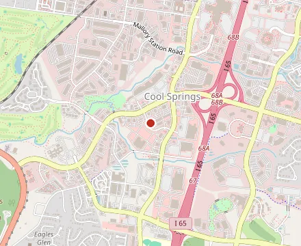 Map showing Sperry's Restaurant