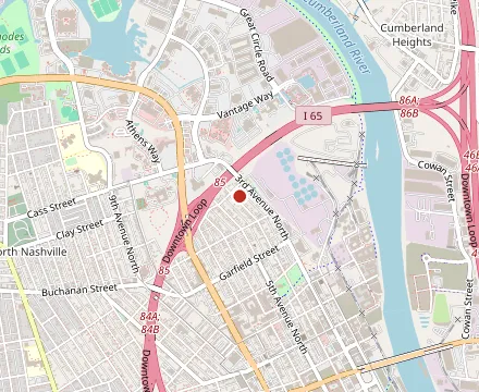 Map showing Big Al's Deli