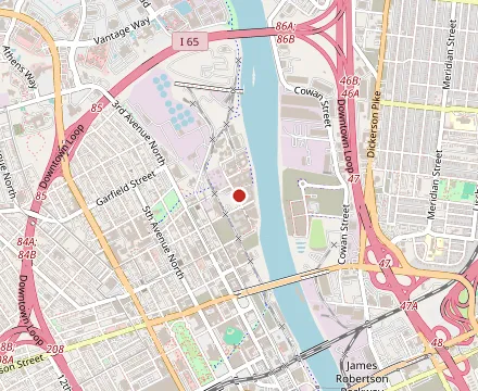 Map showing The Optimist