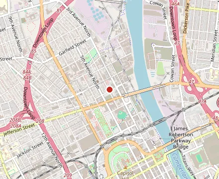 Map showing Henrietta Red