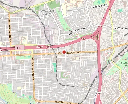 Map showing PennePazze