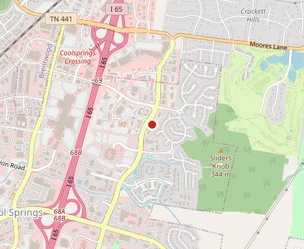 Map showing Chrysalis