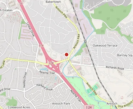 Map showing King Market