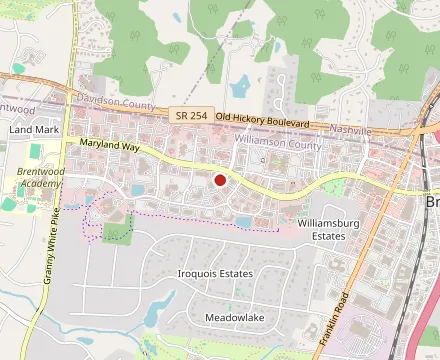 Map showing Mere Bulles Restaurant and Events
