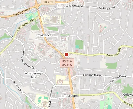 Map showing Bangkokville Thai Cuisine