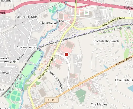 Map showing The Chop House