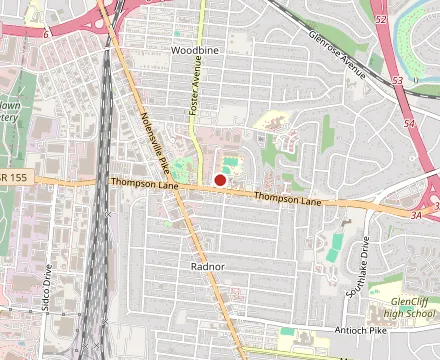 Map showing OSH Restaurant & Grill