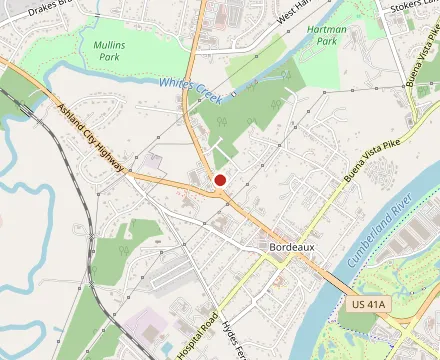 Map showing 400 Degrees Hot Chicken