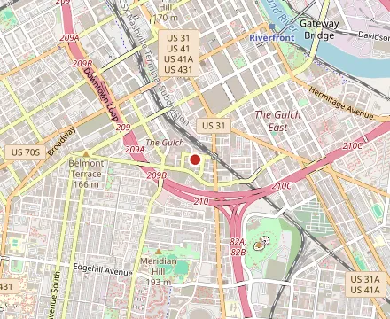 Map showing Peg Leg Porker
