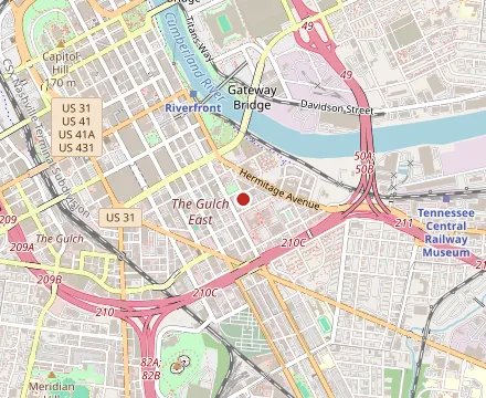 Map showing Husk