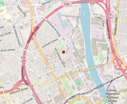 Map showing Butchertown Hall