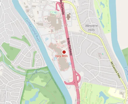Map showing Mission BBQ